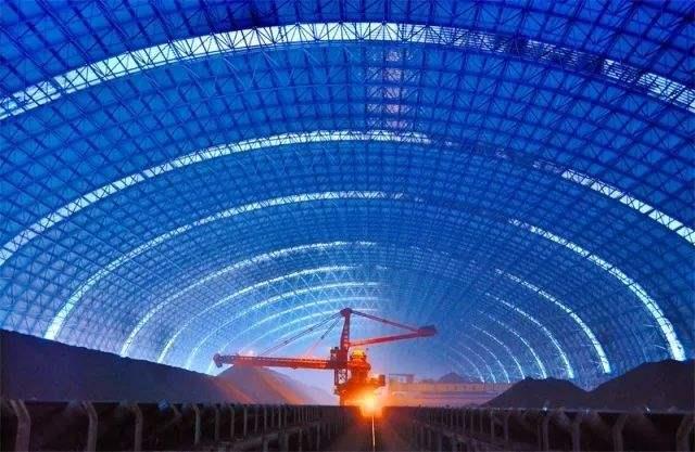 江苏亿优钢构工程师为您解析原料场封闭技术的特点和类型